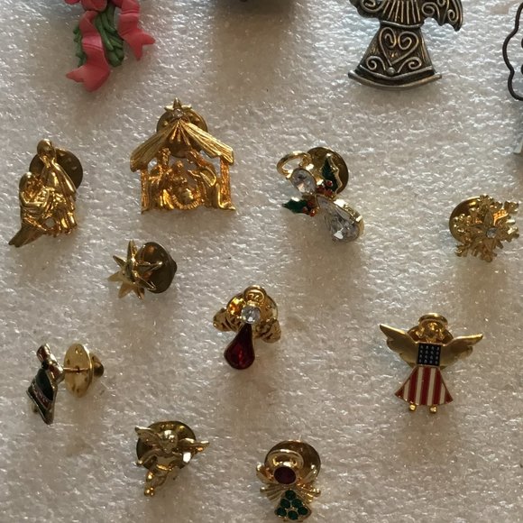 Tie Tack pins Accessories Colorful Bundle Of 23 Tie Tack Buttons Or